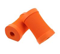 Hohopeti 2Pcs Elbow Protector Pads for Exercise Pilates - Non-Slip Yoga Wrist Support Cushions for Adults - Orange Stability Mat Pair for Planks and Workout