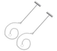 Hohopeti 2pcs Emergency Fire Alarm Hammer for Fire Hydrant Button High-Strength Glass Breaker Tool with Bright Design for Rapid Response in Home Office Schools and Hospitals Safety Use