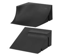 Hohopeti 2pcs Finger Skateboard Ramp Obstacles Plastic Fingerboard Accessories for Interactive Skate Park Tabletop Skating Play