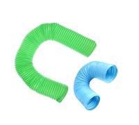 Hohopeti 2pcs Foldable Small Animal Tunnel Hideaway Tube for Hamsters Ferrets Rats Private Retreat Play for Exploring and Exercise
