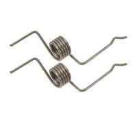Hohopeti 2pcs Fridge Door Spring Replacement 1.3-10.6-5 Torsion Coil Spring Stainless Steel for Electronics Refrigerator Door Hinge Repair Kit Compatible with Vertical Frame