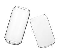Hohopeti 2pcs Glass Cocktail Drinking Cup 550ml, Multipurpose Beverage Jar | Glass Material, Finish, Smooth Edge, Flat Bottom Design, for Kitchen Use and Wedding Settings