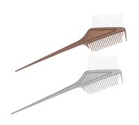 Hohopeti 2pcs Hair Dye Applicator Brush with Long Tail Comb Professional Tint Brush for Salon and Home Use Easy DIY Hair Coloring for Men and Women
