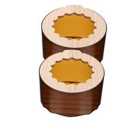 Hohopeti 2pcs Hamster Sand Bath Box Small Animal Potty and Litter Container for Chinchillas and Rodents Sand Bath with Design Easy to Clean Space-saving Hamster Bathroom