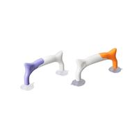 Hohopeti 2pcs Handheld Multi-functional Quilt Ruler Holder Strong Suction Non-slip Grip for Precise DIY Quilting Template Tool Portable Patchwork Sewing Aid