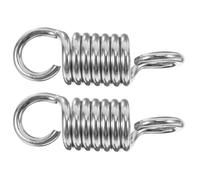 Hohopeti 2pcs Heavy Duty Hammock Chair Spring Replacement Metal Suspension Springs for Porch Swings Patio Swing Hooks with Shock Absorption Low Noise Easy Installation Suitable for Hammock