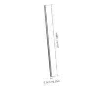 Hohopeti 2pcs Iron Thermal Conductivity Rods for Science Education Heat Transfer Demonstrator Sticks for Physics and Chemistry Teaching Aid