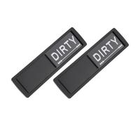 Hohopeti 2pcs Magnetic Clean Dirty Dishwasher Sign Indicator Design Double-sided Kitchen Decor for Refrigerator and Dishwasher and Cleaning Reminder Heart