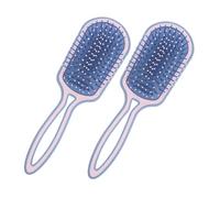 Hohopeti 2pcs Massage Comb Portable Scalp Massage Hair Brush Paddle Brush Detangle Hair for Women
