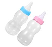 Hohopeti 2pcs Milk Bottle Coin Holder Candy Storage Jars for Showers Birthdays and Celebrations Versatile Piggy Banks for Boys and Girls Parties