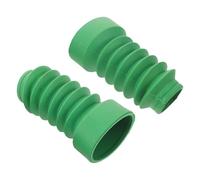 Hohopeti 2Pcs Motorcycle Front Fork Shock Absorber Covers Green - Universal Fork Protector Boots Dust Gaiters for Popular Scooter Models - Motorcycle Suspension Dust Covers for Off-Road and