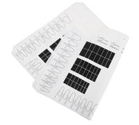 Hohopeti 2pcs Nail Practice Table Mat Desktop Pattern Desk Pad Manicure Palette Mat for Oil Paints Practice Pad