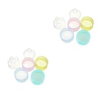 Hohopeti 2pcs Non-Spill Powder Dispenser Container Portable Storage for Formula Microwave up to Feedings for Travel and Home Use