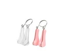 Hohopeti 2pcs Nose Up Lifting Shaper Clips for Women Nose Bridge Straightener and Reshaping Tool White and Pink Beauty Correctors and Hump Straightening