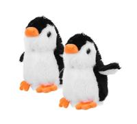 Hohopeti 2pcs Penguin Pendant Cute Stuffed Keychain Animal Bag Charm Backpack Pendant Decoration Cartoon Penguin Soft Plush Black