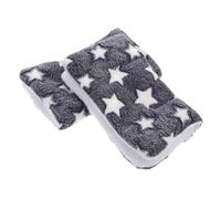 Hohopeti 2Pcs Pet Sleeping Mats Soft Fluffy Floor Pads for Dogs and Cats Cozy Sofa Cushions for Winter and Fall Lightweight Portable Bedding for Crates Cars and Home Use