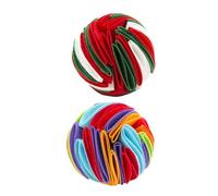 Hohopeti 2pcs Pet Sniffing Balls for Dogs Slow Feeder Interactive Chewing Plaything with Felt Material Stress Relief and Anti-choke Design for Indoor Outdoor Use