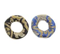 Hohopeti 2pcs Portable Cotton Cloth Bowl Pads for Buddha Singing Bowl with Strong Buddhism Meaning for Meditation and Sound Therapy Random Color