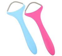 Hohopeti 2pcs Portable Facial Threading Hair Removal Spring Epilator for Women in Pink Blue Root Hair Remover for Face Eyebrows Upper Lip Skin-Friendly and Easy to Use at Home