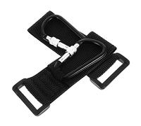 Hohopeti 2pcs Quick Release Pu Strap Pram Hooks Stroller Hook Accessories for Buggy Walker