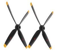 Hohopeti 2pcs Rc Helicopter Tail Propeller Blades with Adapter Lightweight Plastic Replacement for DIY Model Airplane Helicopter Hobbyists Compatible with Various Rc Aircraft Models
