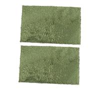 Hohopeti 2pcs Reptile Carpet Mats for Terrarium Substrate Breathable Lizard Carpet Liner Bedding Cushion for Turtles Snakes Lizards Moisture-resistant Artificial Grass Mat for Reptile