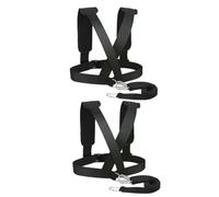 Hohopeti 2pcs Resistance Training Belt Weight-Bearing Shoulder Straps and Sled Harness, Fitness Device for Running and Strength Exercises, Suitable for Functional Workout and Power Training