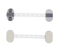 Hohopeti 2pcs Self-Adhesive for Toddlers Multi-Function Refrigerator and Cabinet Door Lock to Prevent Accidental Openings and Trapped Fingers