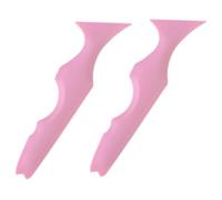 Hohopeti 2pcs Silicone Eyeliner Stencils Smooth Makeup Tool for Beginners and Professionals Multifunctional Eye Shadow Aid for Precise Eyeliner and Lipstick Application Portable and Easy to