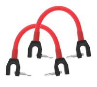 Hohopeti 2pcs Ski Tip Connector for Beginners Training Aid Clips with Thumb Screw Portable Ski Board Control Tool for Basic Turning and Speed Management Random Color