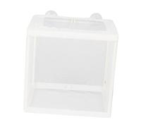 Hohopeti 2PCS Small Fish Separation Box Aquarium Incubator with Suction Cups Practical Tropical Fish Breeding Tank for Safe Isolation and Increased Survival Rate Random Color