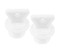 Hohopeti 2pcs Small Rubber Hot Water Bottle Stoppers Plug Seal Replacement Caps 22.5mm Cross Shape for Portable Hot Water Bags Suitable for Pain Relief and Cold Therapy