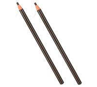 Hohopeti 2pcs Smudgeproof Eyebrow Pencil with Peel-off Design Deep Brown Microblading Makeup Tool for Women and Smooth Brow Liner for Precise Grooming and Wear