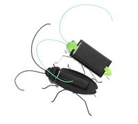 Hohopeti 2pcs Solar Powered Insect for Realistic and Roach Simulation Educational Models Solar Energy Learning for Classroom and Outdoor Stem Activities
