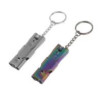Hohopeti 2pcs Stainless Steel Dog Training Whistle Multi-functional Bird Training Tool for Communication and Pigeons for Outdoor Use and Pet