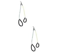 Hohopeti 2pcs Stainless Steel Pet Grooming Table Rope Grooming and Bathing Leash for Dogs and Cats Pet Beauty Helper Sponge Yellow Green