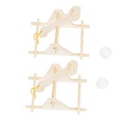 Hohopeti 2pcs Stem Science Catapult Kit for Ages DIY Wooden Building Learning for Physics Projects and Educational Engineering Fun