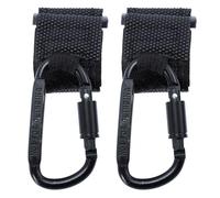 Hohopeti 2pcs Stroller Hooks for Shopping and Nursery Use, Non-Slip Pu and Alloy Material, Designed to Increase Storage Space and Release Burden, Suitable for Strollers and Shopping Carts
