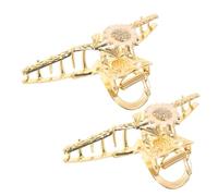 Hohopeti 2pcs Sunflower Hair Claw Clips Metal Jaw Clips Non-slip Alloy Hair Accessories for Women Stylish Styling Tool