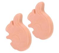 Hohopeti 2Pcs Terracotta Bread Warming Stones with Mini Squirrel Design Natural Clay Bread Basket Warmer for Kitchen and Party Food Small Heat Retentive Keeper Mat