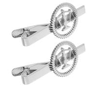 Hohopeti 2pcs Tie Clip Pin for Men Stainless Steel Justice Scale Tie Clasp Clip Men S Accessories Fit Business Court and Meetings