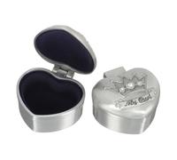 Hohopeti 2pcs Tooth Organizer Box Tooth Holder Keepsake Container Vintage Heart Crown Design for Boy Girl