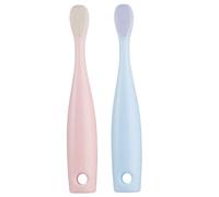 Hohopeti 2pcs Toothbrush with Extra Soft Bristles for Sensitive Gums Ergonomic Design for Comfortable Grip Multi-Functional Teeth and Tongue Cleaner Material