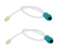 Hohopeti 2pcs Transparent Cupping Extension Tubes for Home Cupping Replacement Suction Accessories Compatible with Hand Pump for Dry Wet Body Therapy