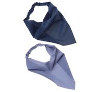 Hohopeti 2Pcs Triangle Hair Scarf Headband for Women Soft Comfortable Elastic Bandanas Minimalist Stylish Hair Accessories for Daily Wear and Versatile Outfits
