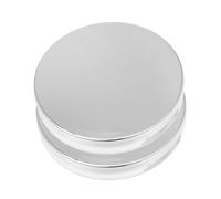 Hohopeti 2pcs Ultra Thin Loose Powder Case with Mirror for Women, 3g Capacity Compact Makeup Container Made of Abs and Glass, Featuring Chic Look and Long Serving Life, for Travel