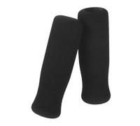 Hohopeti 2pcs Universal Non-Slip Walker Handle Grips and Crutch Handle Pad Covers for Wheelchair and Cane Users, Black Nbr Foam Cushions for Comfortable Grip and Hand Protection