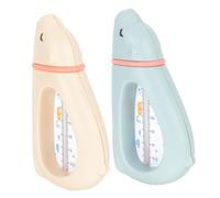 Hohopeti 2pcs Water Thermometers for Bath Tub Cute Animal Shape Bath and Temperature Measuring Tool Durable and Safe Material for Shower and Indoor Use