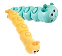 Hohopeti 2pcs Wind-up Caterpillar, Colorful Yellow and Blue Mechanical Animal, Educational Fun for ’ Interactive Play and Party Favors