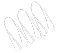 Hohopeti 3 Bags Flexible Nail Extension Fibers 2m Each Adjustable Length Multi-functional Nail Art Supply for DIY Salon and Home Use